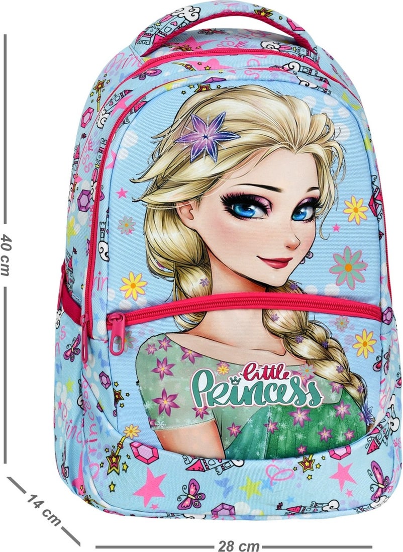 Çantaland 3-Pack Primary School Frozen Patterned, Girls Lunch Box and Pencil Case School Bag  - Image 4