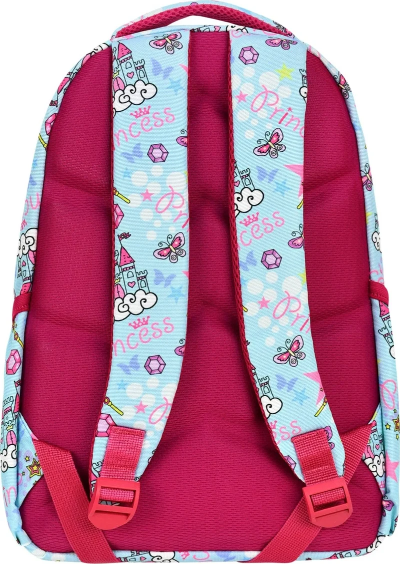 Çantaland 3-Pack Primary School Frozen Patterned, Girls Lunch Box and Pencil Case School Bag