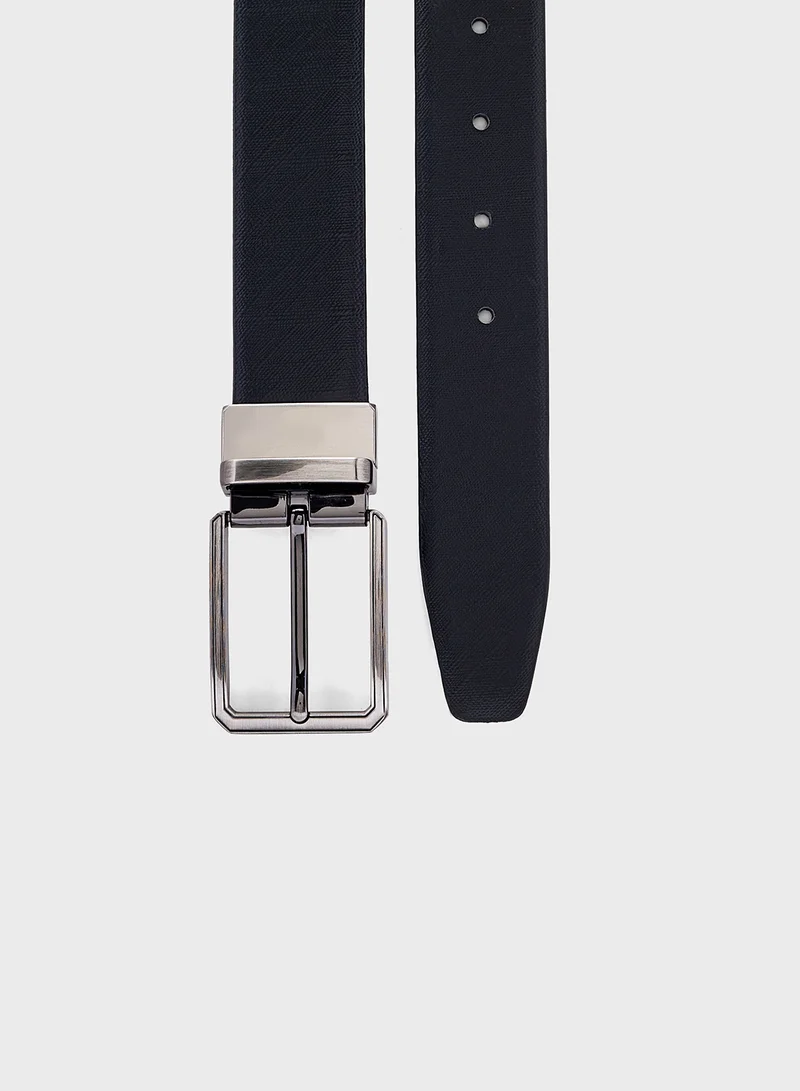 روبرت وود Genuine Leather 35Mm Reversible And Resizable Formal Belt