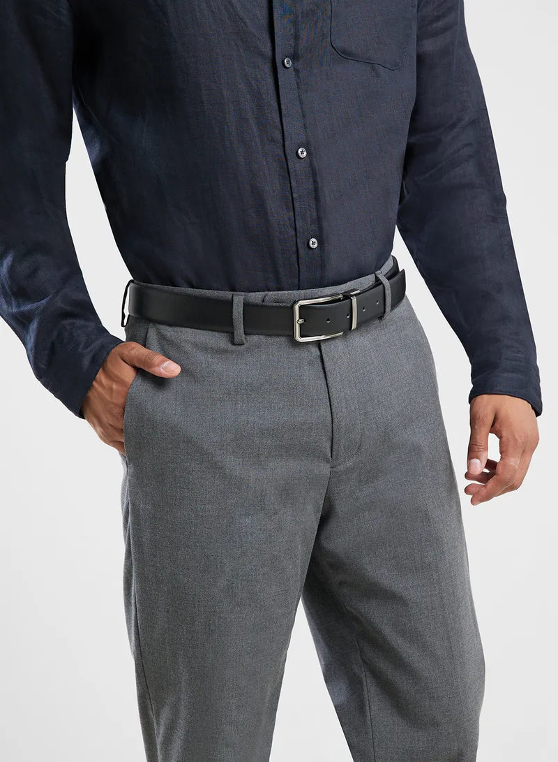 روبرت وود Genuine Leather 35Mm Reversible And Resizable Formal Belt