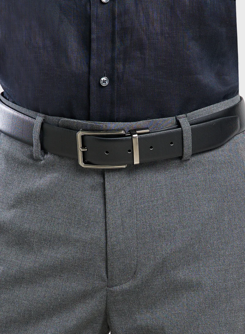 روبرت وود Genuine Leather 35Mm Reversible And Resizable Formal Belt