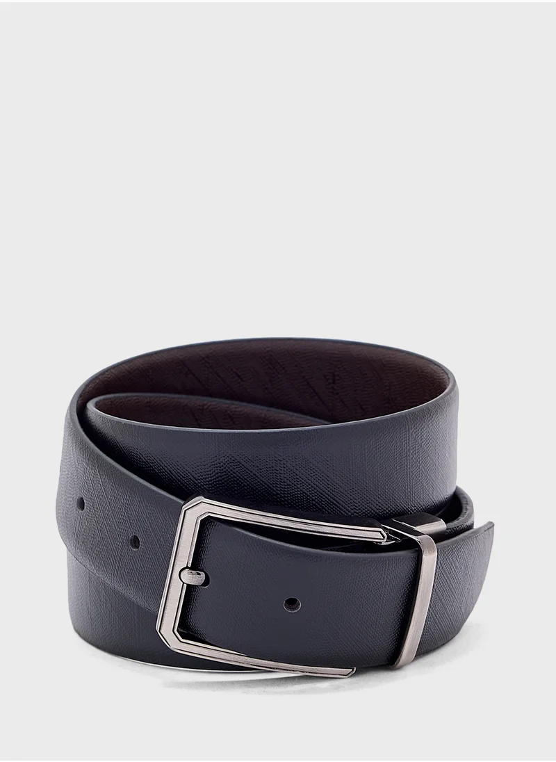 روبرت وود Genuine Leather 35Mm Reversible And Resizable Formal Belt