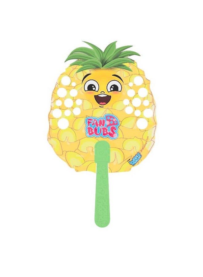 Bubble Magic Fan Bubs Pineapple, Bubble Solution with Hand Fan for The Kids 3 Year and Above, Multicolor, FB50017 - Image 2