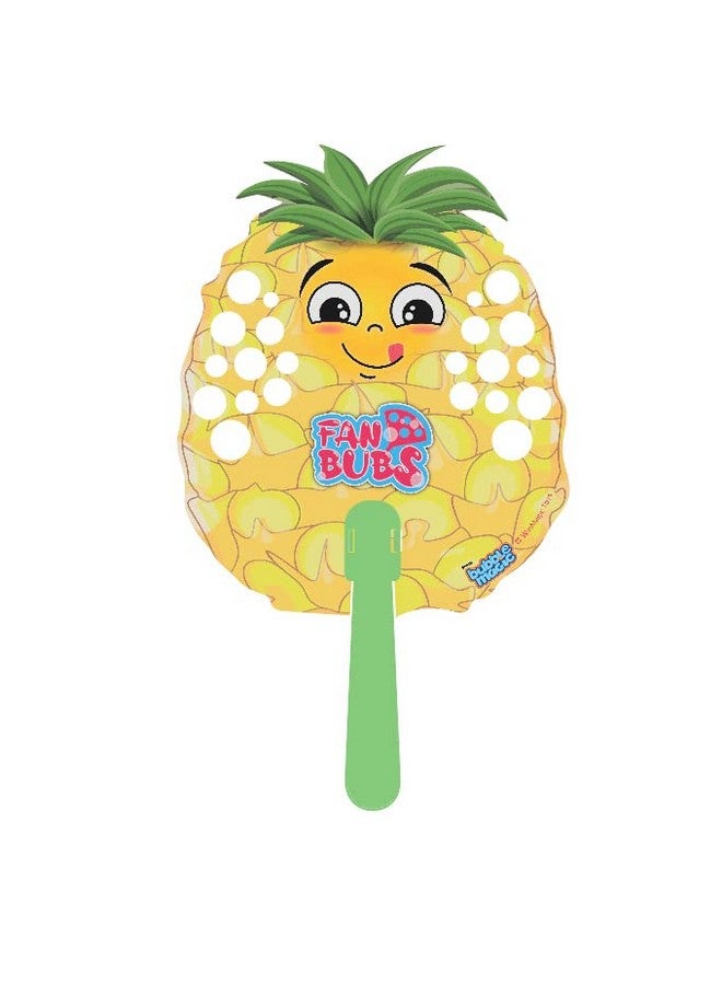 Bubble Magic Fan Bubs Pineapple, Bubble Solution with Hand Fan for The Kids 3 Year and Above, Multicolor, FB50017 - Image 3