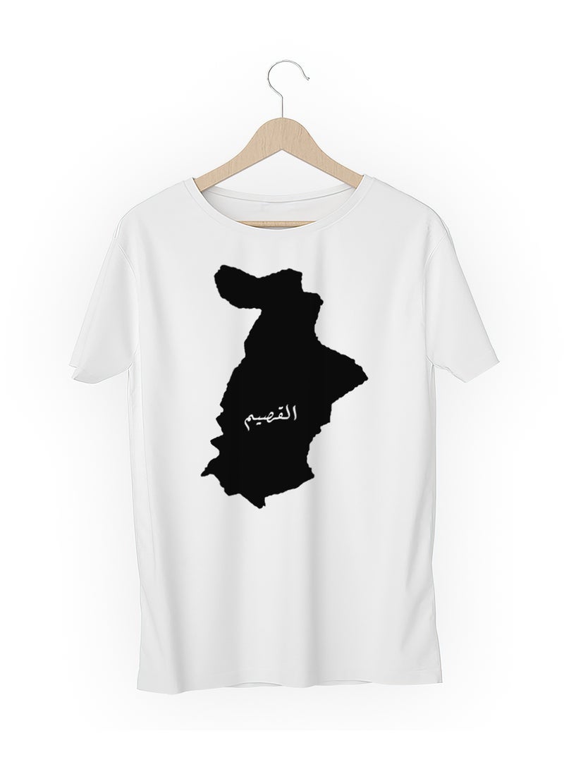 Fashion World Cotton T-shirt Printed with High-quality Qassim map - Image 3
