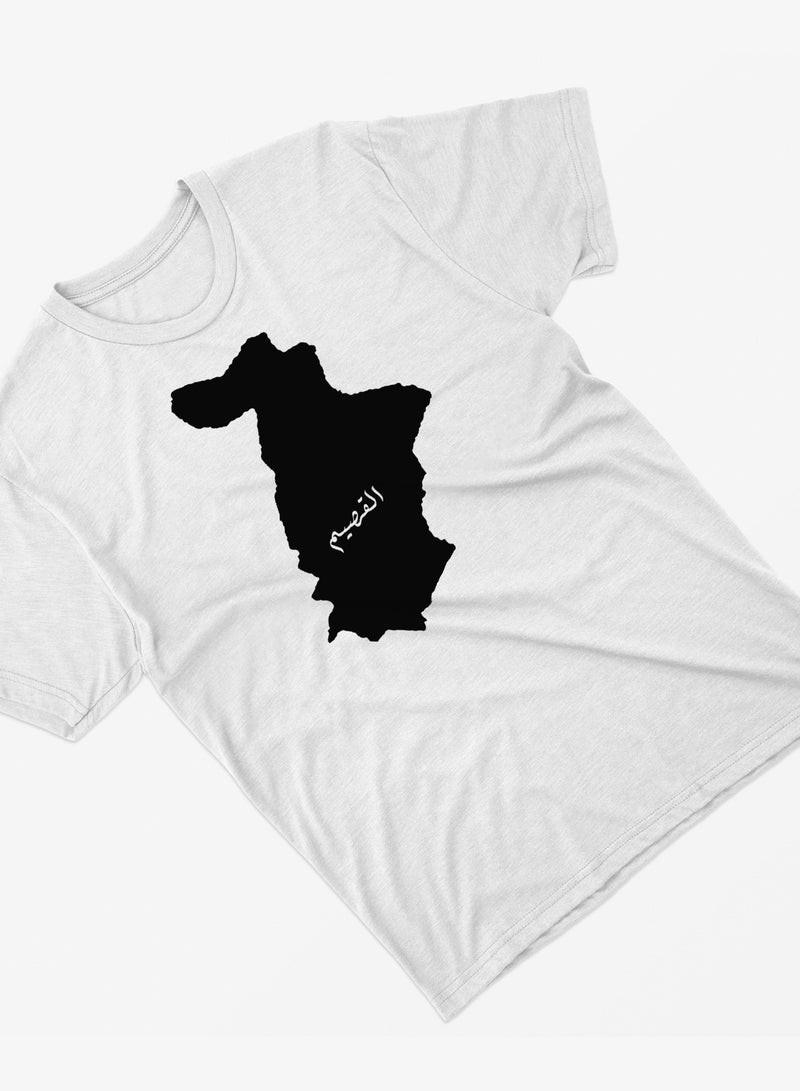 Fashion World Cotton T-shirt Printed with High-quality Qassim map - Image 2