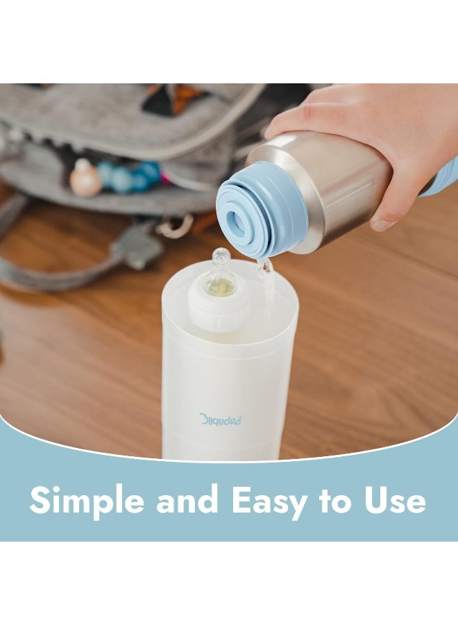 Papablic Portable Travel Baby Bottle Warmer Plus with Large Capacity, 18 oz - Image 5