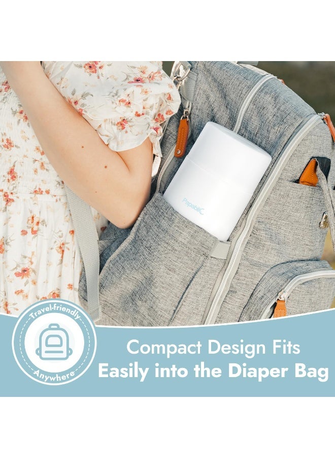 Papablic Portable Travel Baby Bottle Warmer Plus with Large Capacity, 18 oz - Image 4