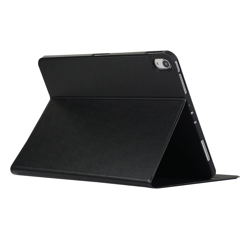 ENKAY For Ipad 2025 / 2022 Pc Back Cover Smart Leather Tablet Case With Pen Slot & Holder(Black) - Image 2