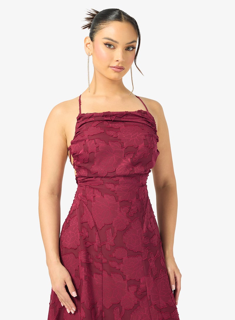 Ginger Corset Bodice Lace A Line Dress - Image 3
