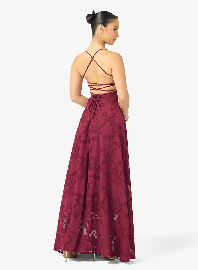 Ginger Corset Bodice Lace A Line Dress