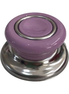 Doğuş Mutfak Lilac Bagalit Top Glass Pot Lid Handle Suitable for All Pot and Pan Lids 