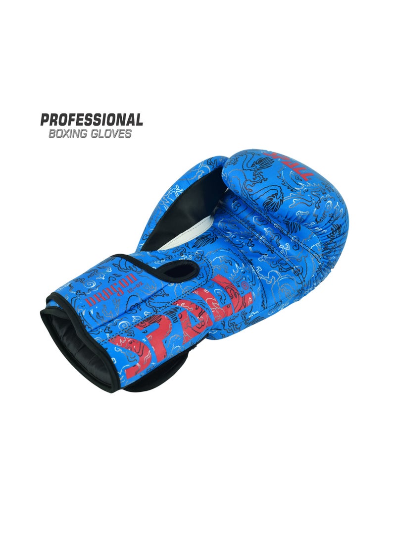 Spall Dragon Model Boxing Gloves - Premium Leather Gloves for Kickboxing, Muay Thai, Sparring, and Heavy Bag Training - Men and Women  - Image 2