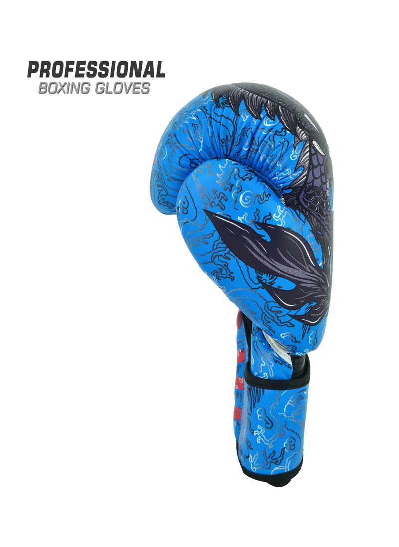Spall Dragon Model Boxing Gloves - Premium Leather Gloves for Kickboxing, Muay Thai, Sparring, and Heavy Bag Training - Men and Women  - Image 3