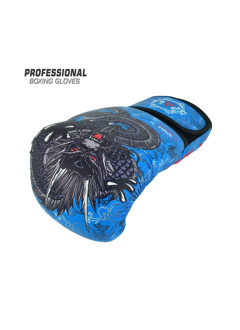 Spall Dragon Model Boxing Gloves - Premium Leather Gloves for Kickboxing, Muay Thai, Sparring, and Heavy Bag Training - Men and Women  - Image 4