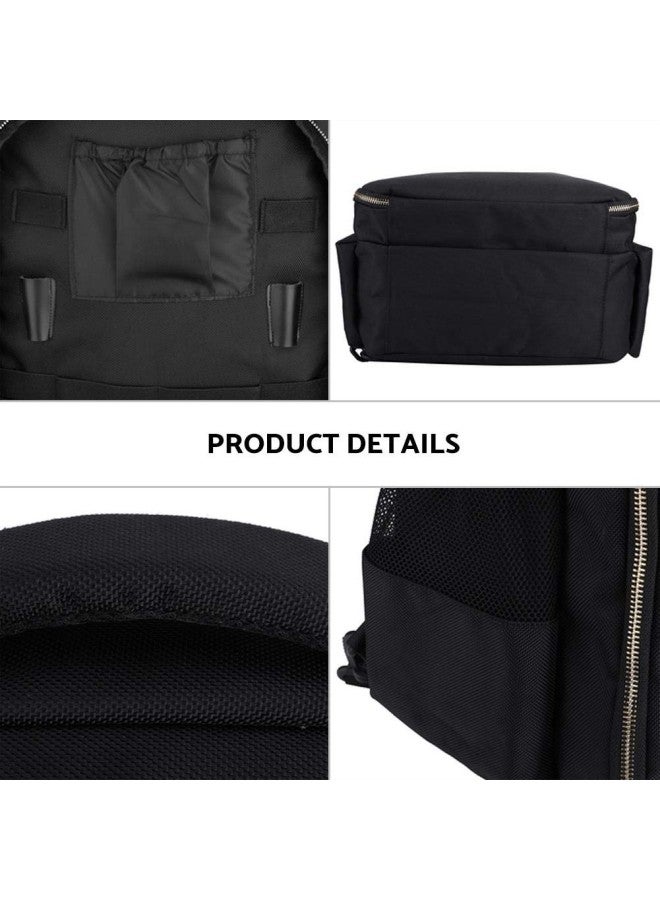 Hairdressing Backpack, Multi Function Professional Salon Makeup Tool Bag, Cosmetic Organizer Outdoor Travel Shoulders Bag, for Barber Tools Storage Traveling Bag - Image 5