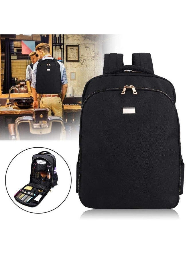 Hairdressing Backpack, Multi Function Professional Salon Makeup Tool Bag, Cosmetic Organizer Outdoor Travel Shoulders Bag, for Barber Tools Storage Traveling Bag - Image 4