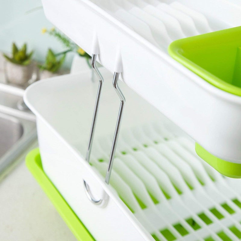 Vruta 2 Layer Dish Drainer Rack Basket - Image 3