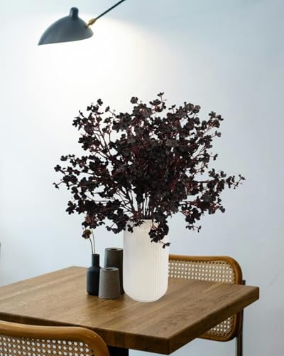 DoubleWood Artificial Black Flowers, 10 Pcs Fake Baby's Breath, Black Gypsophila Faux Flowers for Halloween Home Decor, Gothic Decor, Floral Arrangement, Table Centerpieces (10, Black) - Image 3