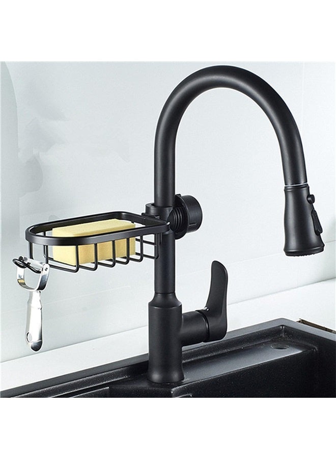 Clip-on Stainless Steel  Adjustable Shower Rail Slide Plates Smooth Bathroom Kitchen Holder BLACK  - Image 3