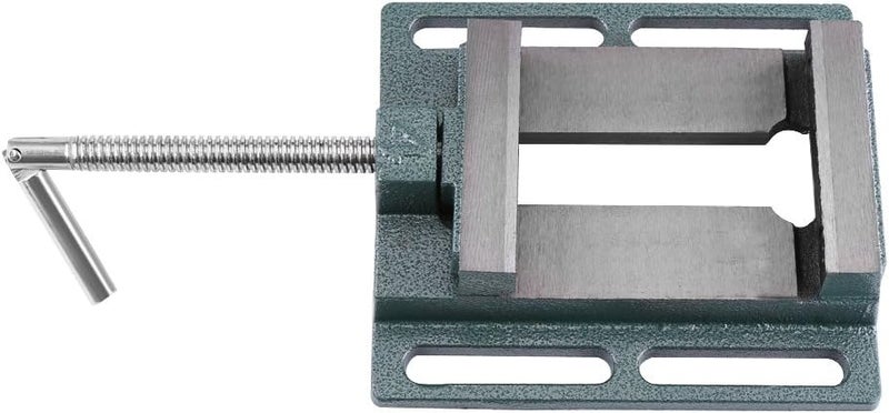 klarako Drill Press Vise, 4" Heavy Duty Cast Iron Opening Size Milling Vice Holder Bench Clamp Woodworking Clamping Vise Machine Bench Top Mount - Image 2
