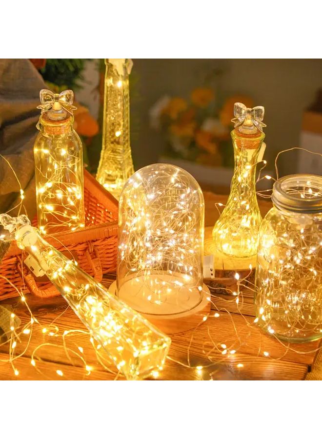 Warm White 12Pcs Fairy Lights 3 Modes Indoor String Lights For Decoration - Image 5