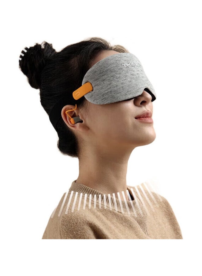 Everythink Light-Blocking Sleep Mask, Noise-Reducing, For Sleeping, Specialized Earplugs, Integrated Silent 3D Eye Protection - Image 1