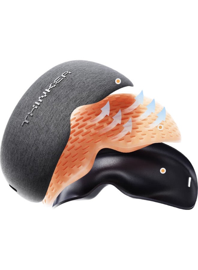 Everythink Light-Blocking Sleep Mask, Noise-Reducing, For Sleeping, Specialized Earplugs, Integrated Silent 3D Eye Protection - Image 2