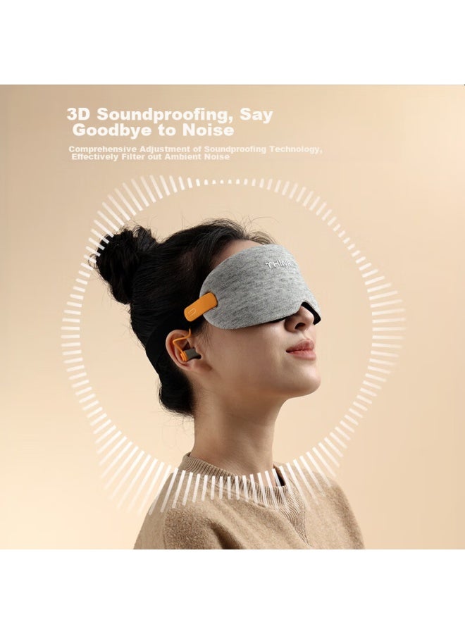 Everythink Light-blocking Sleep Mask, Noise-reducing, For Sleeping, Specialized Earplugs, Integrated Silent 3d Eye Protection - Image 1