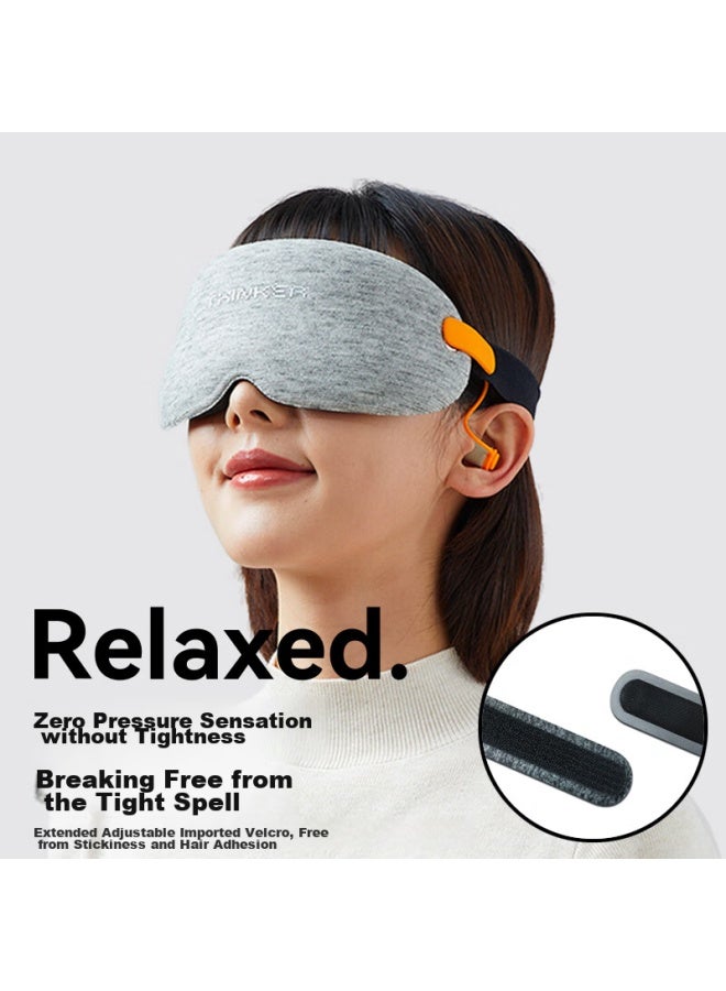 Everythink Light-blocking Sleep Mask, Noise-reducing, For Sleeping, Specialized Earplugs, Integrated Silent 3d Eye Protection - Image 5