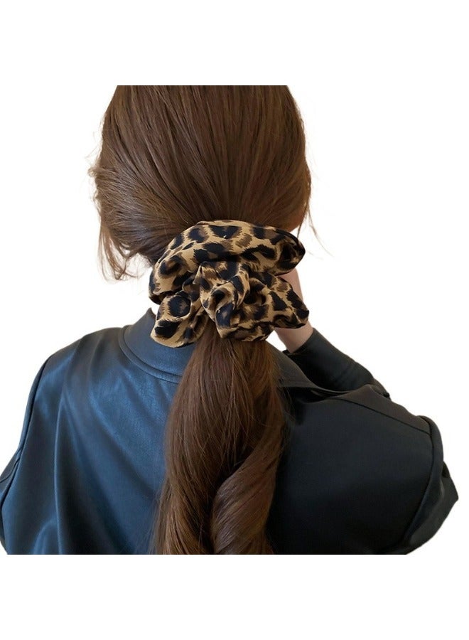 سينران 28PCS ريترو النمر طباعة إكسسوارات الشعر مجموعة للمرأة - مرنة Scrunchies الشعر ربطات و عصابات الرأس، عصابات الشعر النسيج القديم عالية ذيل الخيل ارتداء اليومي، متعددة الاستخدامات أنيقة تصميم الشعر ديكور - Image 2