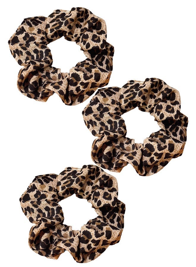 سينران 28PCS ريترو النمر طباعة إكسسوارات الشعر مجموعة للمرأة - مرنة Scrunchies الشعر ربطات و عصابات الرأس، عصابات الشعر النسيج القديم عالية ذيل الخيل ارتداء اليومي، متعددة الاستخدامات أنيقة تصميم الشعر ديكور - Image 4