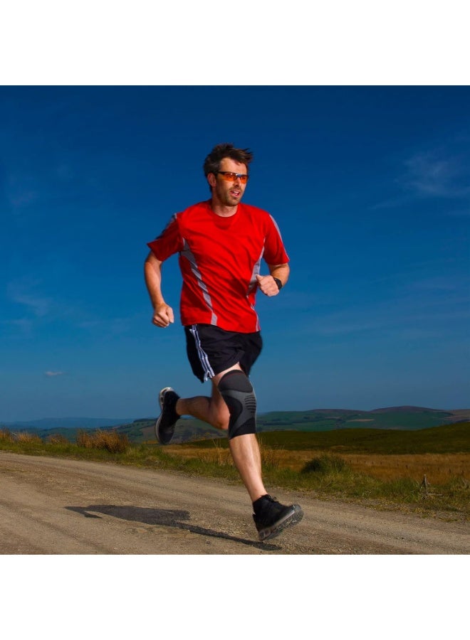 سيبوت كم ضاغط للركبة - وسادة دعم للركبة لحماية الرياضة للجري والصالات الرياضية والكرة الطائرة - لتخفيف آلام الالتواء والتورم والتهاب المفاصل والرباط الصليبي الأمامي والتهاب الأوتار - Image 4