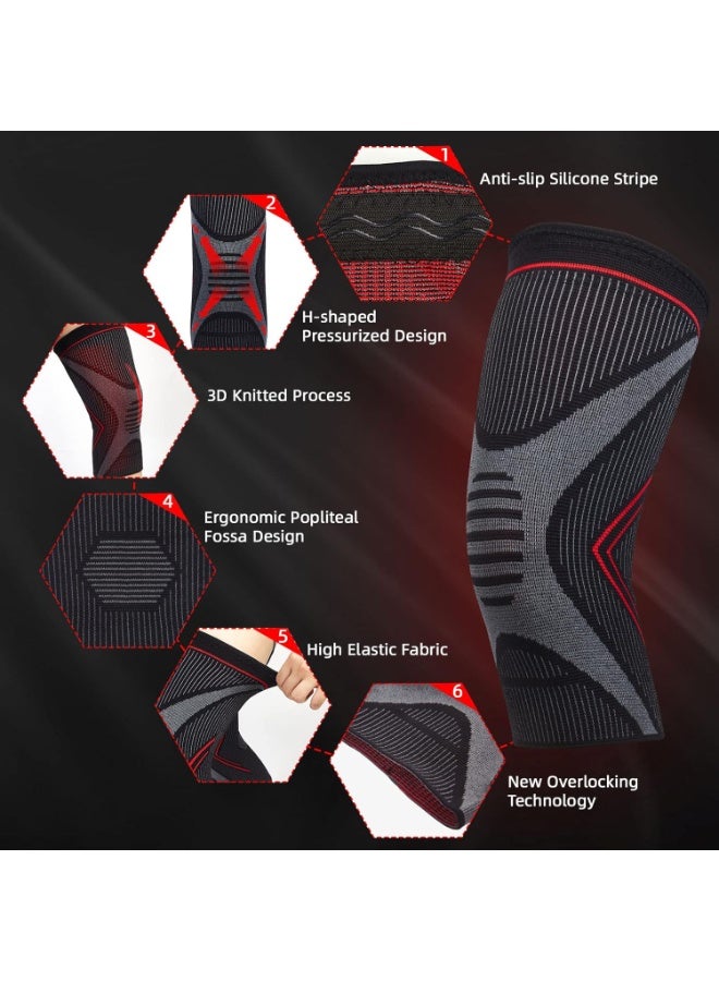 سيبوت كم ضاغط للركبة - وسادة دعم للركبة لحماية الرياضة للجري والصالات الرياضية والكرة الطائرة - لتخفيف آلام الالتواء والتورم والتهاب المفاصل والرباط الصليبي الأمامي والتهاب الأوتار - Image 2