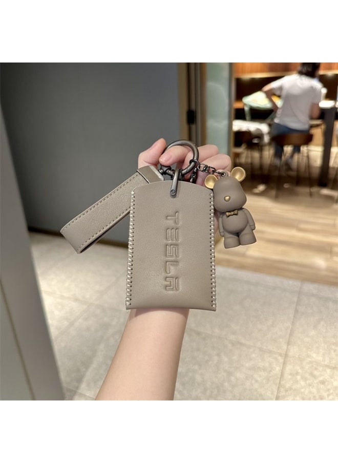 Generic - Distinctive Car Keychain Suitable for Tesla, Car Key Case, Car Accessory Creative Gift for Unisex - Image 1