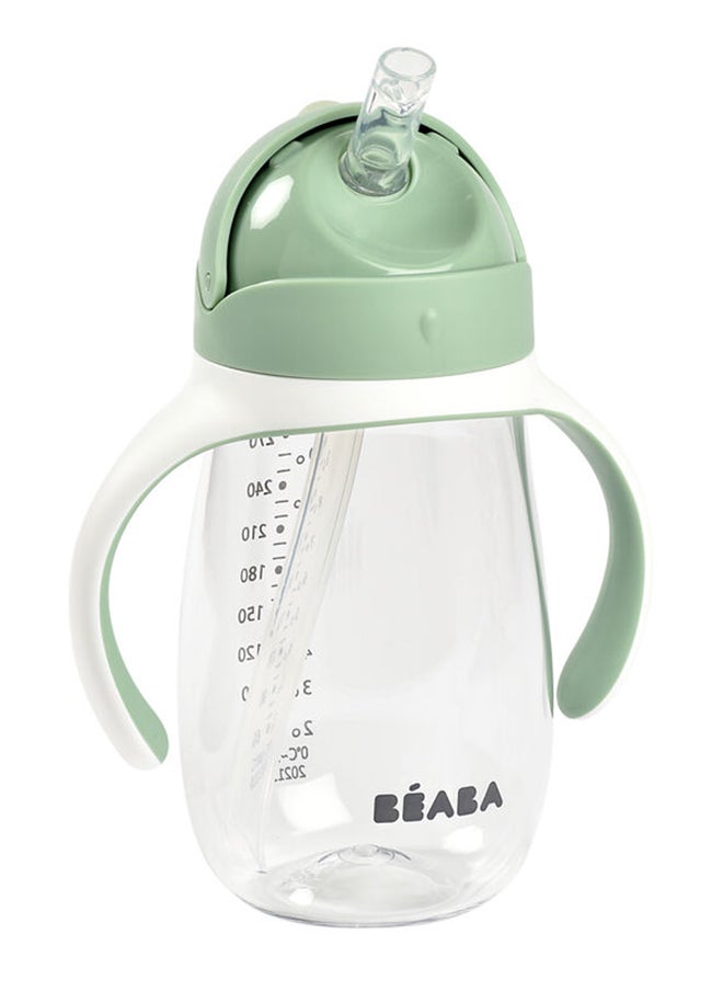 BEABA Straw Cup 300Ml Sage Green  - Image 1