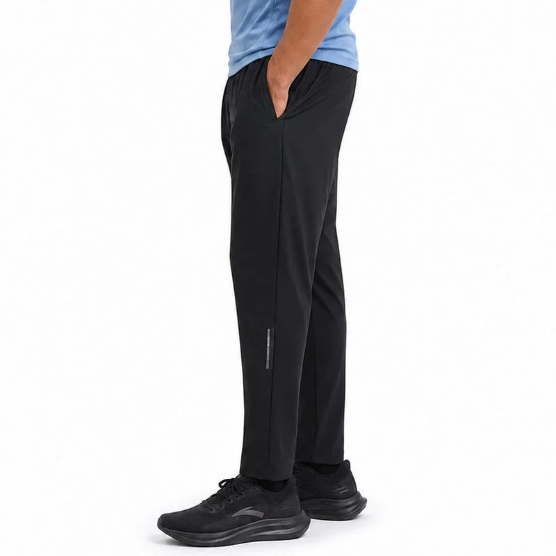 Anta black Pants Bar Men's Knit Track Pants for Men | Best Price UAE