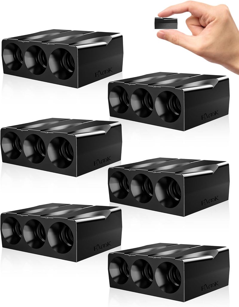 Elook Upgraded Deer Whistles for Car, Deer Horn for Car, Save Deer Whistle for Vehicles, Trunks, Motorcycle, Three-Horn, 6 Pack (Patented Product) Automotive Safety Kits - Image 1