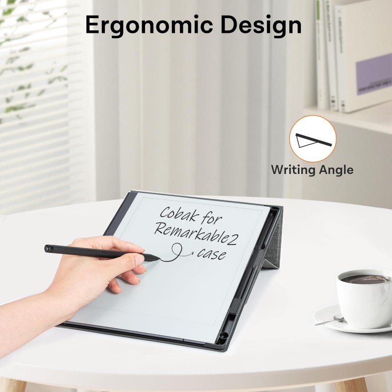 CoBak Case for Remarkable 2 -with Pen Holder and Multi-Angle Foldable Stand Feature -Perfect Choice of Remarkable 2 Case with Pen Holder for The Remarkable 2 Paper Tablet (2020 Released) - Image 2