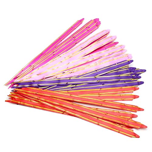 ProKart Colorful 18Mm Pull Bow Striped Ribbon String with 30Cm Long Handmade Pull Flower Ribbon for Wrapping and Decoration Gift for Wedding 30Pc (Assorted Color), Multicolor - Image 4