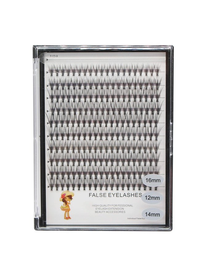Vayator Large Tray 200Pcs 20D Professional Makeup Individual Cluster Eyelashes Grafting Fake False Eyelashes Eyelash Extension Individual Eyelash Bunche (121416Mm Mixed)  - Image 3