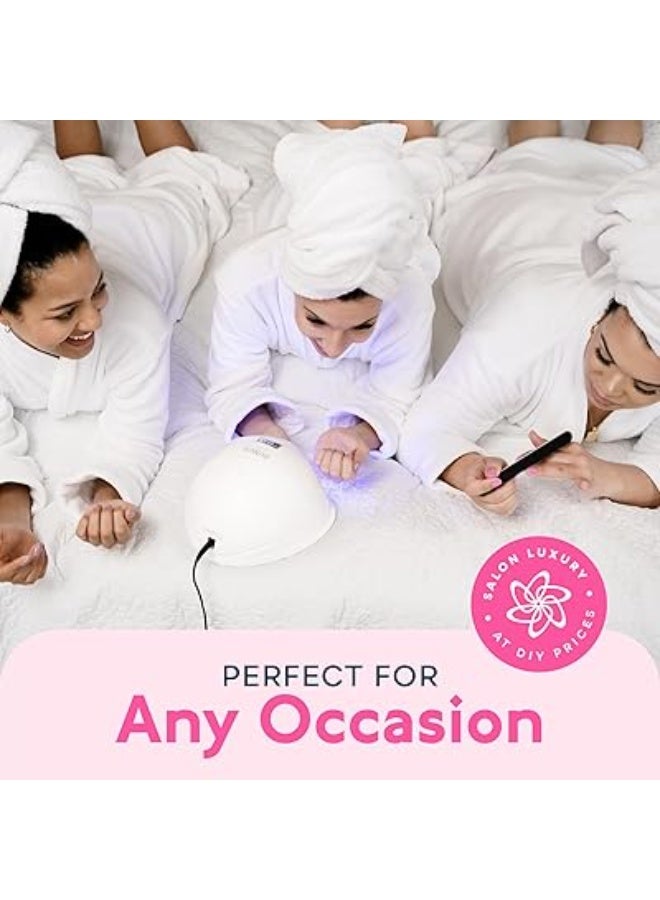 Nail Lamp 48W LED/UV for Fast Gel Drying – Professional Nail Oven with Dual Light Technology, Compact 20×20cm Design, White Color for Salon & Home Manicure - Image 2