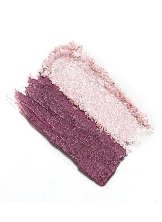 Wander Beauty ثنائي ظلال العيون من وندر بيوتي - وينك/بي إيه إي (لؤلؤة أرجوانية هولوجرافية + أميثيست برقوقي) - لوحة ظلال عيون كريمية عالية الصبغة - ظلال عيون لامعة ساتينية - مكياج عيون مع فيتامين E - 0.07 أونصة - Image 2