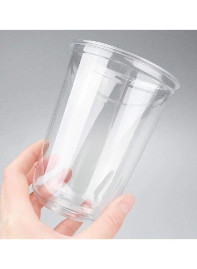 FUFU FUFU Plastic Cups with Lids (360ML)  - Image 4