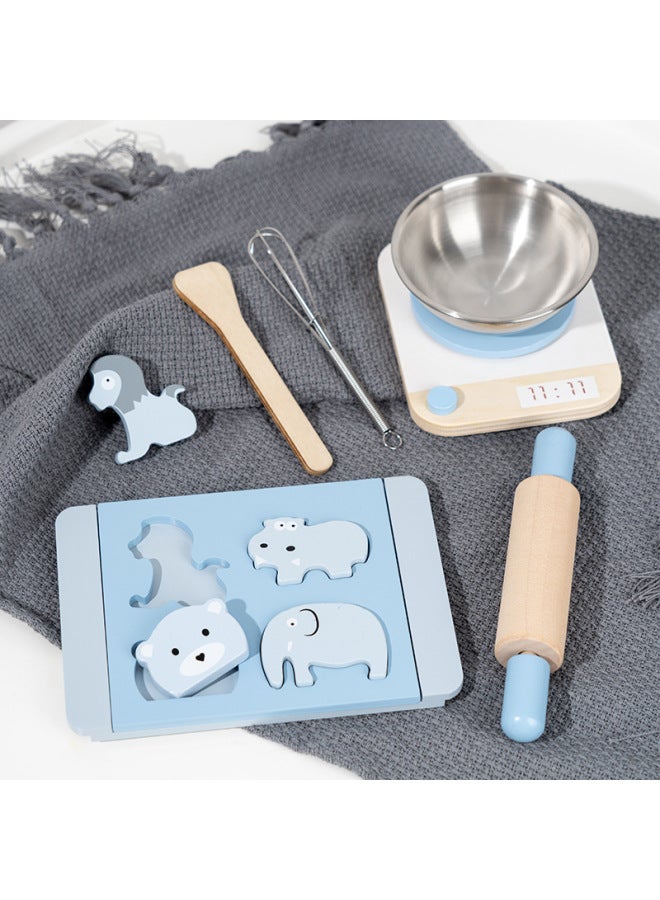 Products Wooden Children's Play-house Simulation Kitchen Toy Set Cooking Rice Cooking Kindergarten Interactive Toys-Specifications:Small Kitchen Utensils - Image 4