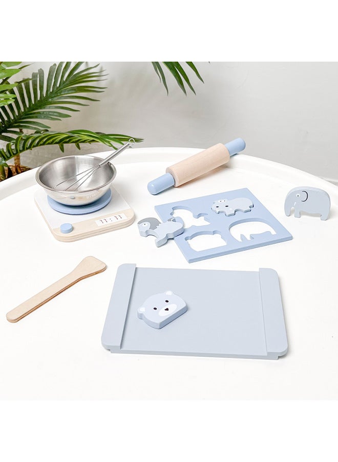 Products Wooden Children's Play-house Simulation Kitchen Toy Set Cooking Rice Cooking Kindergarten Interactive Toys-Specifications:Small Kitchen Utensils - Image 5