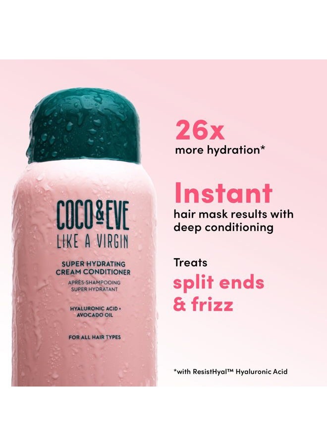 COCO & EVE Like A Virgin Super Hydrating Conditioner. Sulfate-free with Argan oil, Coconut. For any Dry, Damaged, Color, and Frizzy hair. (8.4 fl oz)  - Image 4