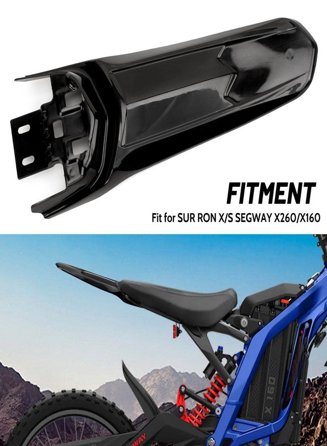 XINGWU Long Rear Fender for Surron Light Bee X Segway X160/X260 Back Fender Mud Guard Protector for Surron Part Ebike Accessories Carbon Fiber Style - Image 2