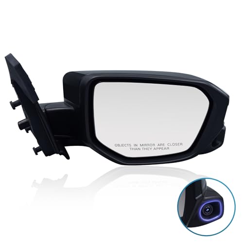 VMDCcdz Passenger Side Mirror Compatible with Honda Civic 2016-2021 With Camera, Heated Glass 11-Pins Right Door Mirror Black - Image 2