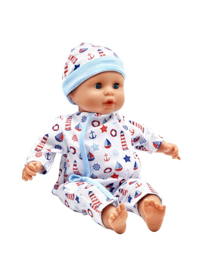 دولز وورلد دمية بادي ناعمة بيبي جوي بعيون نائمة متعددة الألوان 38 سم PKN78314 - Image 3